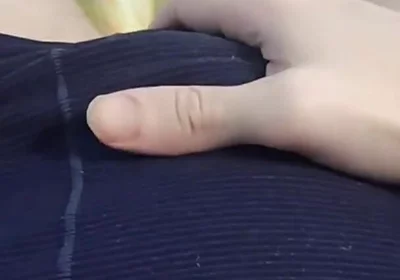 Teasing My Throbbing Bulge - Jerking off Through the Thin Fabric