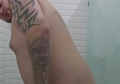 Jimbob Soapy Shower Dildo Riding
