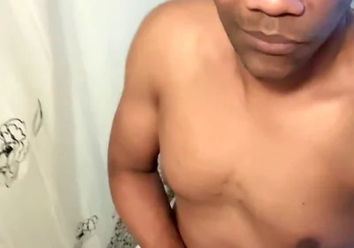 Jacking off in Shower