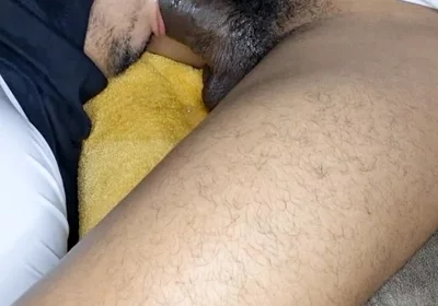 He Butts His Mouth with Pleasure