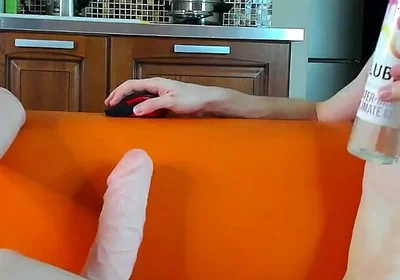 I Watered Alex's Cock with Lube but His Cock Is Very Sensitive!