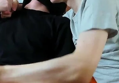 I Like to Jerk My Buddy's Dick When He Is Visiting Me!