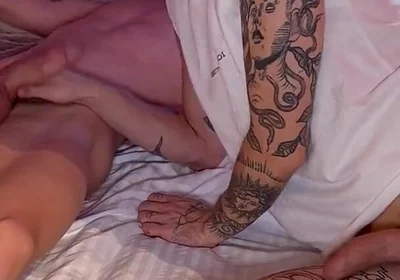 Forest Tent: Quietly Sucked a Friend's Cock - Woke up and Fucked Hard in Return