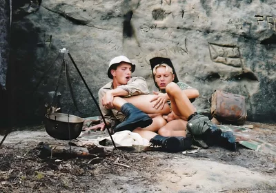 Marc Vidal and Two Hikers