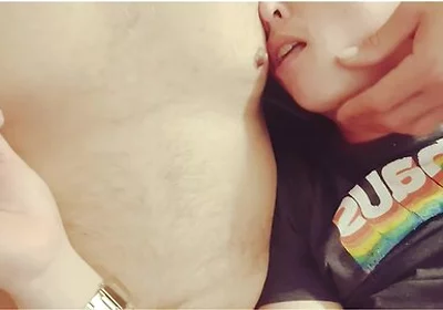 Mature Stepdaddy Lets Latino Boy Suck On His Nipples