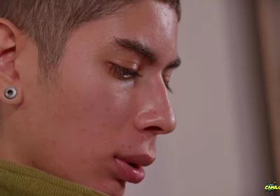 Hot Skinny Twink Jerking His Big Dick Until He Shoots a Big Thick Cum Load
