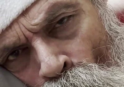 Grandpa Santa Bear Worships Cock