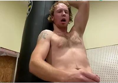 Gym Bro Jerk Off Breath Play
