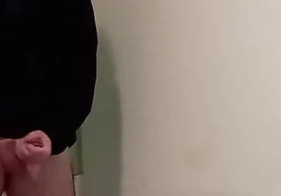 Boy in Hoodie Jerk off and Finish with a Cumshot
