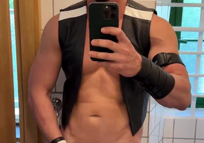 Getting ready for my next scene