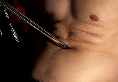Belly Fetish Close-ups with Gutpunches and Navel Pressure Play