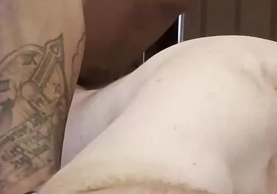 Fucking Bareback Hard in Hotel with Big Cock Pt 2