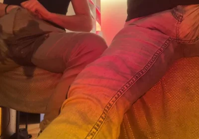 2 Amateur Flatmates Guys Wetting Their Pants on Cam for a Follower