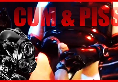 Cum and Piss in Rubber
