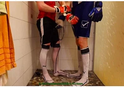 Shower In Soccer With My Bf