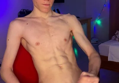Edgy Foreskin Play Builds to Sensitive Cum Blast