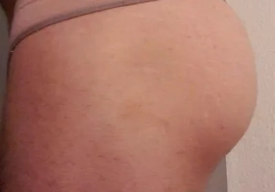 Ass in Girls Underwear