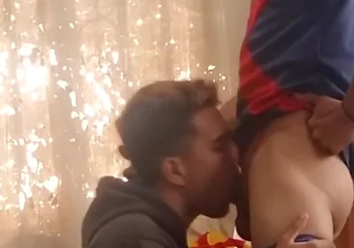 Giving Two Blowjobs with Cum to My Straight Classmate Sucked