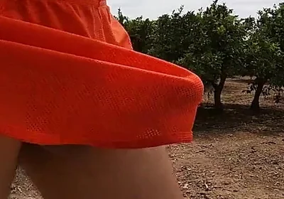 My Cock Manages to Stick Out of My Short Shorts, People See It