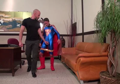 Superboy gets collared