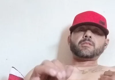 Masturbating