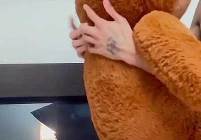 I Put the Teddy Bear on All Fours and Came on Top of It