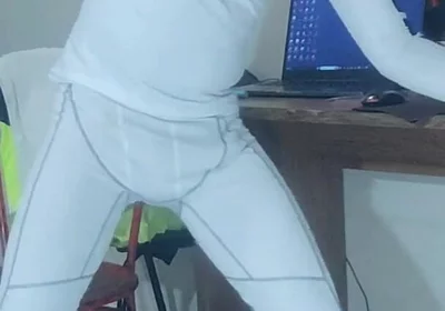 I Cum on Compression Wear