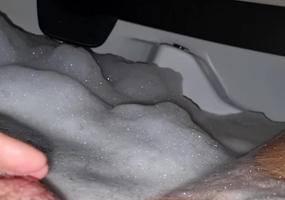 Who Would Like to Keep Me Company? I Hot Tub Wank and Relaxing Music - Come Play with My Cock Full of Foam