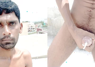 Desi Cumshot on the Roof