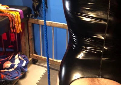 Black Pvc Bodysuit