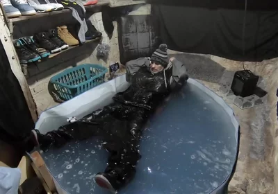 Wet skater boy david
