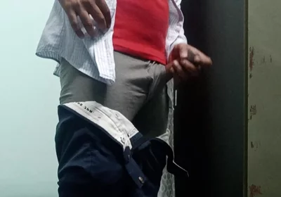 Indian Desi Man Enjoy with Stepfather and Police Officer Uncel Stepdaddy and Army Officer with Shower and Outdoor Park