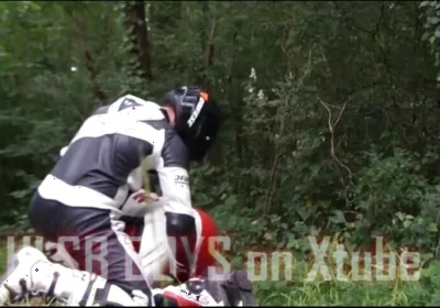 Biker boys fucking outdoor