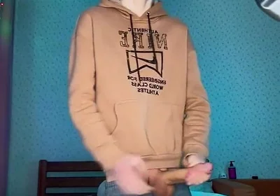 Watch Me Stroke My Huge Nine Inch Cock Until I Explode