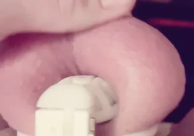 Cum in Chastitty