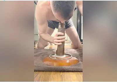 Sloppy Deepthroating And On Dildos