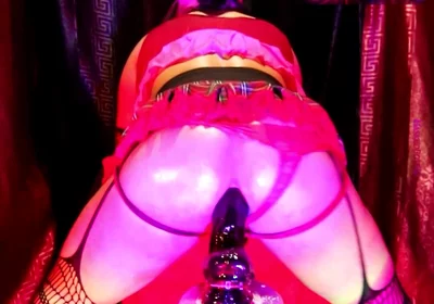 Twerking in a Miniskirt While Riding My Dildo 2