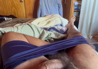 Morning POV Door Locked Caught in Bed