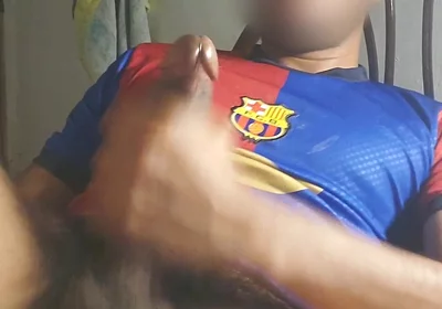 Masturbating a Big Cock