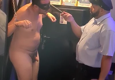 Cuffed and Tested - Bear Cop Gutpunch Session