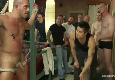Muscle Stud Gangbanged At Club Eros Sex Club With Josh West, Dahlia Sky And Nick Moretti