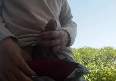 Cumming Outside in the Garden