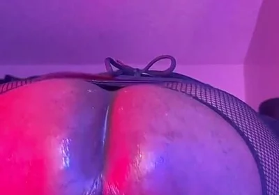 Bottom Destroys Hole Riding Mr. Hankey Dildo