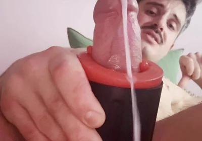 Huge Cumshot After Hours of Edging
