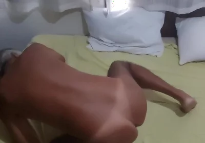 Ladysilva Femboy in Bed Naked Showing off Her Hot Tanned Ass