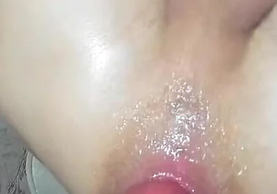 The Anal Prolapse Ball Is Stuck in My Ass and I Have to Push It Out