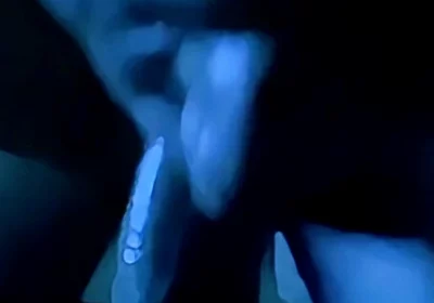 Drooling on Big Uncut Dick