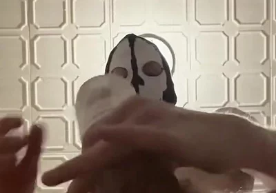 7 Inch (18cm) Hot Cock Owned by a Masked Slim Twink. Flashlight Intense Masturbation, Moaning. Full Video