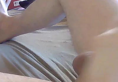 Strong Precum and Cumming After Edging
