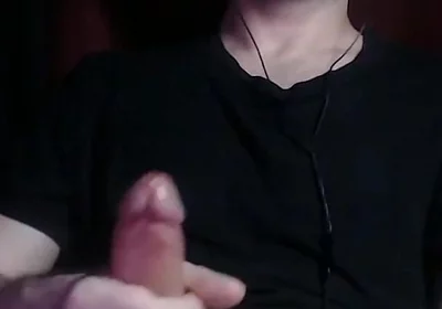Horny Guy with Huge Massive Cock Big Load. Hot Cumshot